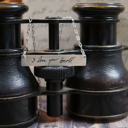 Handwriting Necklace - Custom Engraving